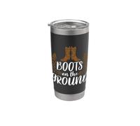 Boots on the ground. Linedance Vaso térmico de acero inoxidable de doble pared
