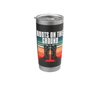 Boots on the ground. Linedance Vaso térmico de acero inoxidable de doble pared