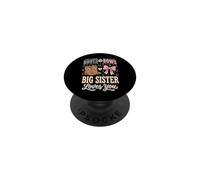 Boots Or Bows Big Sister Loves You PopSockets PopGrip Adhesivo