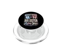 Boots Or Bows Big Sister Loves You PopSockets PopGrip para MagSafe