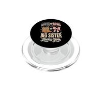 Boots Or Bows Big Sister Loves You PopSockets PopGrip para MagSafe