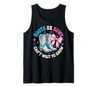 Boots Or Bows Can't Wait To Know Vaquero Camiseta sin Mangas