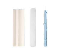 BOOWAN NICOLE Liebesherz - Velas puntiagudas de silicona para fundir, velas largas para fundir, velas de silicona para regalos de vacaciones, decoración del hogar