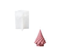 BOOWAN NICOLE Moldes de silicona para piñas de abeto, piñones, árbol de Navidad, para hacer velas decorativas (LZ0759)