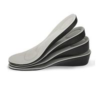 Boowhol -1 Par de Deportes Aumentar Plantilla Nueva Invisible Aumento Plantillas Transpirables Hombres y Mujeres (L/41-45 EU, Altura del Tacón 3.5cm)