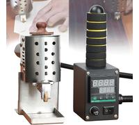 BOOZXCV Dispensador portátil de Pegamento termofusible - Máquina de Calentamiento de Adhesivo Comercial con Pantalla Digital, Control de Temperatura de 50 a 220 ℃ 50ml (10mm)