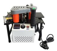 BOOZXCV Máquina canteadora, de sobremesa, 1200 W, Velocidad Ajustable, Grosor de Corte de 0,3 a 3 mm, Altura de Sellado de Cantos de 7 a 60 mm, Ideal para Cantos Rectos, curvos e Irregulares.