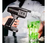 BOOZXCV Máquina de Fumar eléctrica de Mano, ahumador de cócteles, Pistola de cóctel, infusor de Humo para cócteles, Verduras, Pizza, Queso y Carne