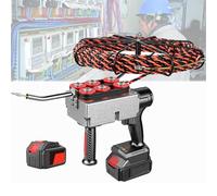 BOOZXCV Máquina enhebradora de Cables eléctricos: Totalmente automática, alimentada por batería de Litio, para proyectos de construcción e hidroeléctricos. (1battery 30mline)