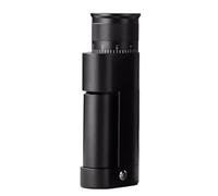 BOOZXCV Molinillo de café eléctrico, Molinillo cónico de 6 Estrellas con Ajuste Continuo de 0,01 mm, Tapa magnética para Granos y Recipiente para Polvo, para Espresso y preparación por Goteo. (Black)