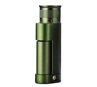 BOOZXCV Molinillo de café eléctrico, Molinillo cónico de 6 Estrellas con Ajuste Continuo de 0,01 mm, Tapa magnética para Granos y Recipiente para Polvo, para Espresso y preparación por Goteo. (Green)