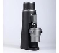 BOOZXCV Molinillo de café eléctrico, Molinillo de Espresso con muelas cónicas de 48 mm - Dosis única, con Ajuste Continuo de 0,01 mm, Taza de 30 g de Polvo, para Uso doméstico (Black)