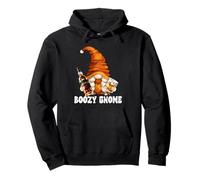 Boozy GNOME For Whiskey Mom and Girls Trip Funny Drinking Sudadera con Capucha