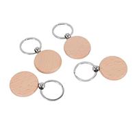 Bopfimer de Redondo en de 60 Piezas, Llaveros de DIY, Etiquetas para Llaves Que Pueden Grabar Regalos de Bricolaje