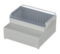 Bopla REGLOCARD RCP 3500 41350109 - Carcasa para regulador (296 x 281 x 158 mm, ABS, policarbonato), color gris claro