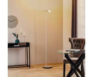 Bopp Share Lámpara LED de pie con lámpara de lectura, aluminio