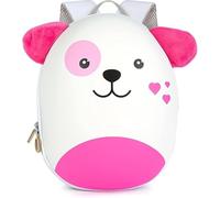 Boppi Tiny Trekker - Mochila para niños y niñas - Mochila preescolar de 4 litros - Perro blanco