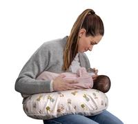 Boppy Almohada de lactancia, plantas de interior bronceadas, más grande, más firme, almohada de apoyo para lactancia materna y alimentación con biberón, relleno más firme, elevación más alta, área más