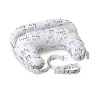 Boppy Cojín Deluxe de Lactancia Para Bebés de 0+ Meses, Forma Ergonómica con Soporte Para Mamá y Bebé, Soporte Bebé Para la Lactancia Materna y Con Biberón