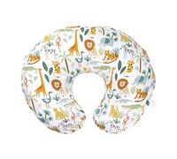 Boppy Original Support - Funda de Almohada de Lactancia, Vida Silvestre Colorida, Mezcla de algodón Suave, se Adapta a Todos los Soportes de Lactancia Originales para Lactancia Materna, alimentación