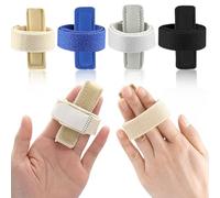 BOPRKTM 4 Piezas Ferula Pulgar Ajustables Protector Dedos Mano con Banda de Aluminio Incorporada Ferula Dedo para Fracturas, Esguinces, Artritis y Tendinitis Unisex Talla única