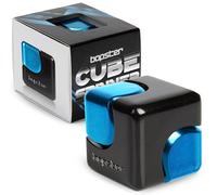 Bopster Cubo Fidget Spinner | Spinner de Mano de Metal Anodizado | Juguete Sensorial y Antiestrés para Niños y Adultos | TDAH, TDA, Autismo | Regalo Ideal | - Negro/Azul