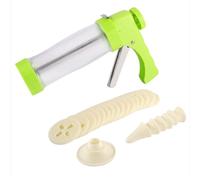 Boquilla 1 juego de herramientas for decorar pasteles con glaseado, base antideslizante extraíble y sello de glaseado único for decorar cupcakes, galletas y pasteles. Repostería decorar(Groen)