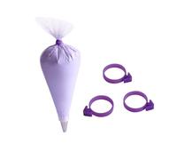 Boquilla 20 bridas de silicona gruesas con hebilla redonda for manga pastelera, a prueba de fugas. Repostería decorar