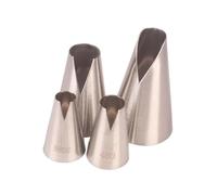 Boquilla 4 boquillas de acero inoxidable for decoración de pasteles, kit de boquillas for repostería, for hacer tú mismo galletas, cremas y cupcakes. Repostería decorar