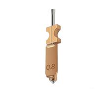 Boquilla AD5X de acero inoxidable para impresoras 3D construida para ofrecer una salida consistente bajo requisitos de extrusión de alta temperatura (0,8 mm)