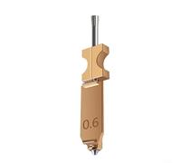 Boquilla AD5X de acero inoxidable para impresoras 3D construida para ofrecer una salida consistente bajo requisitos de extrusión de alta temperatura (0,6 mm)