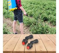 Boquilla atomizadora de jardín para pulverizadores eléctricos, salida estilo ventilador, apoyo eficaz para el control efectivo de plagas y enfermedades