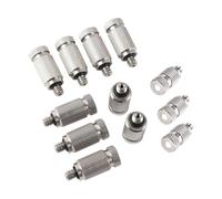 Boquilla atomizadora de latón y cobre, Kit de boquillas nebulización alta presión, 30 Uds., 0,1-1,0mm, 3/16 hilos, acero inoxidable for refrigeración(Nozzles 0.7mm30pcs)