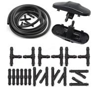 Boquilla Automviles Compatible Con VW Para Amarok 2010 2011 2012 2013 2014 2015 2016 2017 2018 2 Boquillas De Limpiaparabrisas Delantero, Manguera De Chorro 2KD955985.