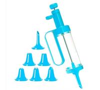 Boquilla Bolígrafo for decorar pasteles con 6 boquillas, juego de boquillas for manga pastelera, kit for glaseado, accesorios for decoración Repostería decorar(Blu)