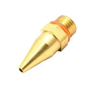 Boquilla caliente de punta fina de cobre de repuesto de largo alcance aplicador anti goteo para herramientas de reparación oro 34-100 mm (32 x 2,0 mm)