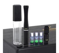 Boquilla con filtro Porta cigarrillos, Porta cigarrillos, filtro desechable, portafiltro reemplazable, adecuado para cigarrillos de tamaño estándar (2PCS)(black)