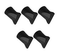 Boquilla Concentradora de Plástico para 5 Piezas Secador de Pelo Negro | Repuesto de Boquilla Ancha, para Cabello Rizado y Liso, Uso en Salón Profesional y Hogar