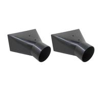 Boquilla conector para manguera de aspiradora cabeza para aspirador de serrin o virutas madera extractor carpinteria (2pcs)