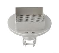 Boquilla cuadrada profesional de aire caliente de 45 x 45 mm para soldadura BGA con tornillos de bloqueo seguros y material de acero inoxidable resistente al calor