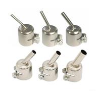 Boquilla curvada de acero inoxidable de 45 grados compatible con equipos de retrabajo de aire caliente de la serie 850 para una mejor línea de visión operativa (4 mm)