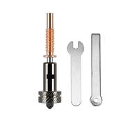 Boquilla de 0,4 mm para impresión 3D, punta de acero endurecido, tubo interior de aleación TC4 para prototipos industriales, boquilla de acero endurecido