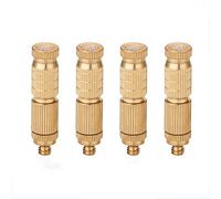 Boquilla de abanico de alta presión, 10 boquillas nebulizadoras de latón, alta presión for sistema enfriamiento(0.3mm)