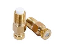 Boquilla de abanico de alta presión, 50 piezas de cabezales repuesto for boquillas nebulizadoras latón con filtro, 1/8" NPT(0.4mm(0.016''))