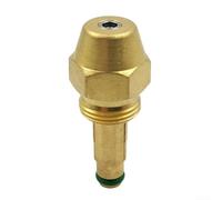 Boquilla de aceite de sifón, accesorios de quemador de latón de acero inoxidable 0.8/1.0/1.2/1.3/1.5/2.0mm, combustible atomizador de aceite residual (2.0MM)