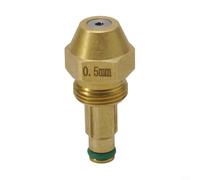 Boquilla de aceite de sifón de latón con apertura de 0,5 mm para uso en sistemas de quemador de queroseno y aceite vegetal animal diésel de aceite pesado