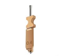 Boquilla de acero endurecido para Flashforge AD5X | Montaje de liberación rápida con reemplazo sin herramientas | Resistente a altas temperaturas hasta 300 °C para PLA para PETG ABS para TPU (0.4 mm)