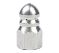 Boquilla de acero inoxidable de alta presión que ofrece múltiples corrientes de chorro con 1 diseño frontal 6 trasero para un mejor rendimiento de limpieza y conexión de 1/4 ((1,6))
