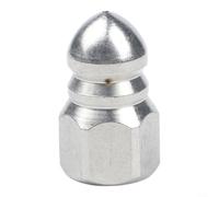 Boquilla de acero inoxidable de alta presión que ofrece múltiples corrientes de chorro con 1 diseño frontal 6 trasero para un mejor rendimiento de limpieza y conexión de 1/4 ((1,3))