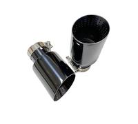 Boquilla de acero inoxidable negra gran diámetro 101 mm y 114 for sistema silenciador coche abierto AK Punch Tail Nozzle(57mm-101mm)